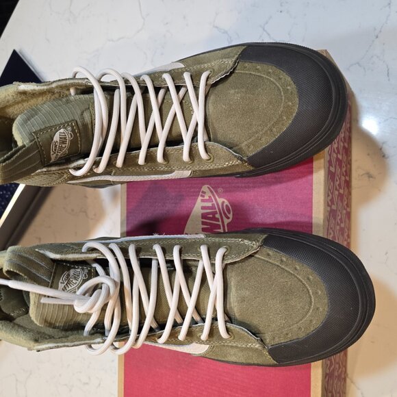 VANS SK8-Hi Waterproof Men's Shoes Olive Drab US Size 10 VN000CVTCX6 NEW - Picture 4 of 13
